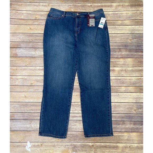 Gloria Vanderbilt Denim - Gloria Vanderbilt Amanda Classic Jeans Tapered Leg Hartford Super Stretch 16S